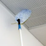 Unger Pro 6 in. Microfiber Wool Duster with Connect and Clean Locking System thumbnail 2