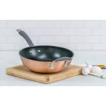 Epicurious 11 in. Hard-Anodized Aluminum Nonstick Stir Fry Pan, Copper thumbnail 3