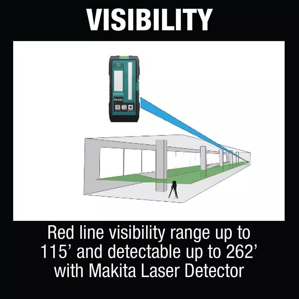 Makita 12V MAX CXT Green Beam Self-Leveling Cross-Line & 4-Point Laser Kit (2.0 Ah)