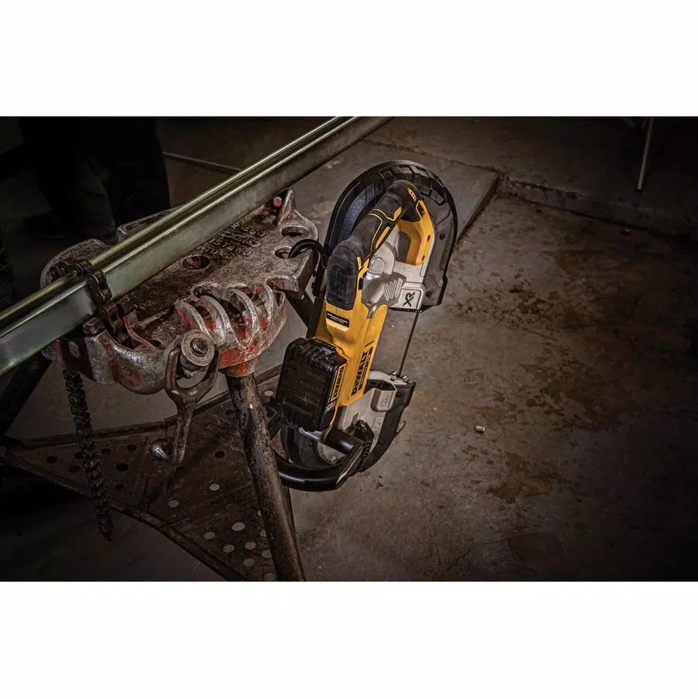 DEWALT 20V MAX XR Cordless Brushless Deep Cut Band Saw Kit with (1) 5.0 Ah Battery
