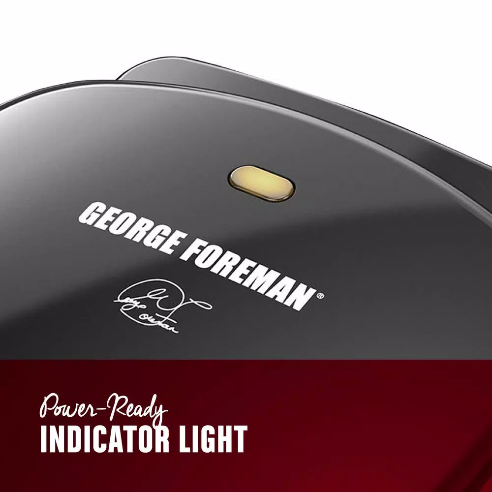 George Foreman Classic 2-Serving Indoor Electric Grill and Panini Press