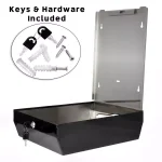 Alpine Industries Stainless Steel C-Fold and Multi-Fold Paper Towel Dispenser, Brushed Nickel thumbnail 5
