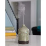 Airome Perennial Ultrasonic Essential Oil Diffuser, 9.3 in, Jade Green Ceramic thumbnail 2