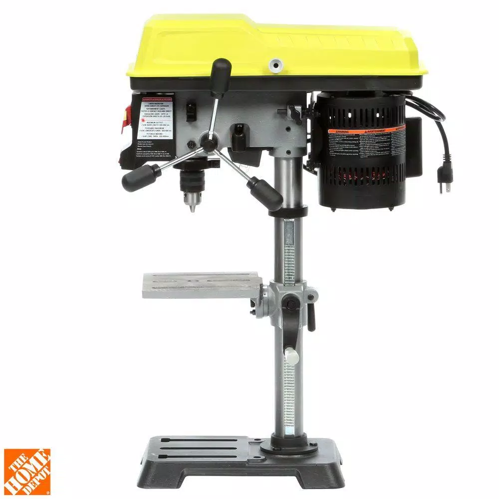 RYOBI 10 in. Drill Press with EXACTLINE Laser Alignment System and LED Work Light