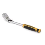 GEARWRENCH 1/4 in. Drive 90-Tooth Locking Flex Head Teardrop Ratchet, 8 in. thumbnail 6