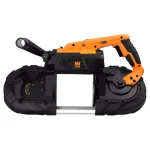 WEN 10-Amp Portable Band Saw, 5-Inch Variable Speed Handheld Metal Cutting Saw thumbnail 3