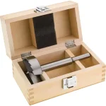 Shop Fox 8-Piece Steel Forstner Bit Set, 2-1/4 in. to 3-1/8 in. with Wooden Storage Boxes thumbnail 4