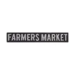Cheungs Farmers Market Metal Wall Decor - Rustic Farmhouse Style Handcrafted Steel Sign thumbnail 4
