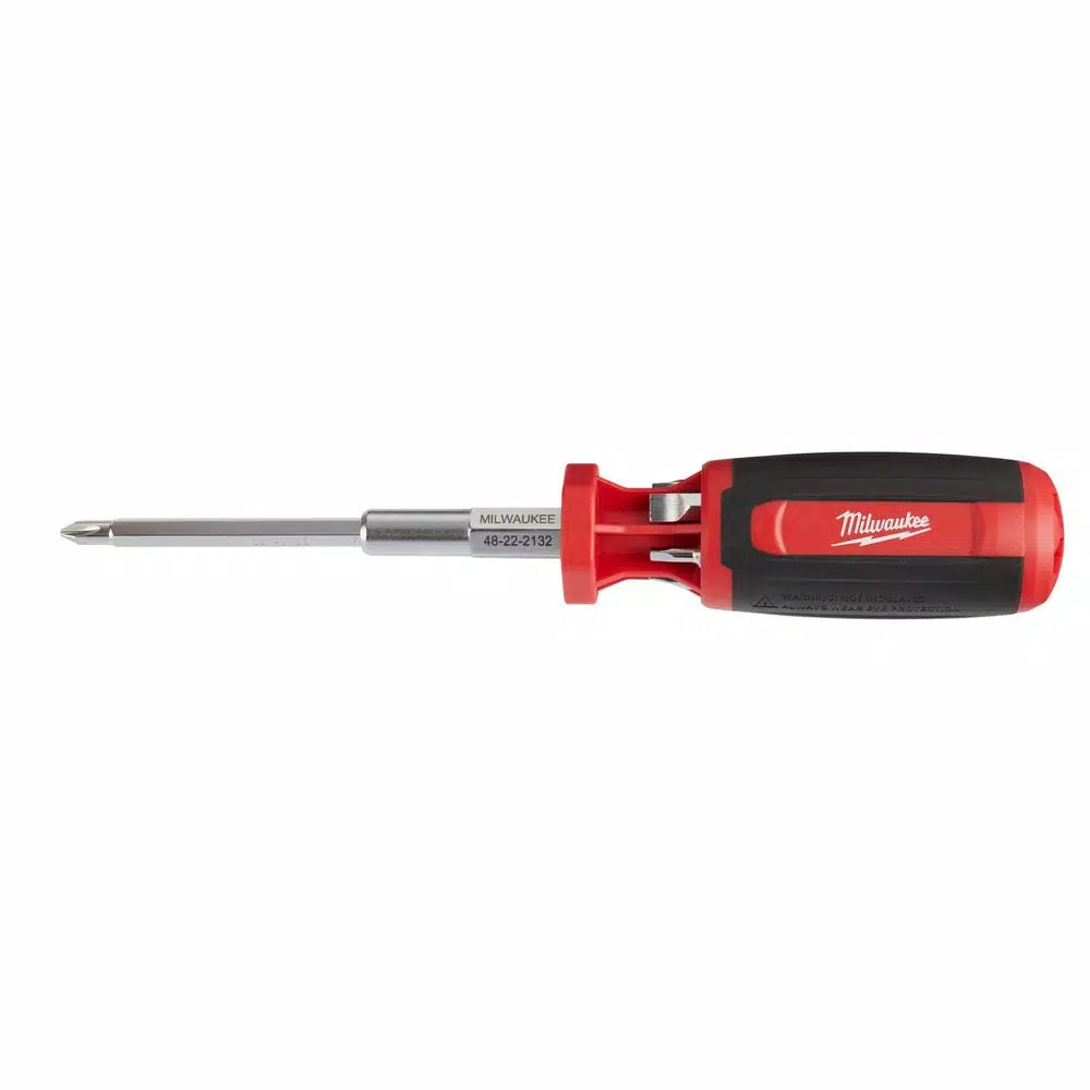Milwaukee 9-in-1 Square Drive Multi-Bit Screwdriver Set with Power Groove Bits
