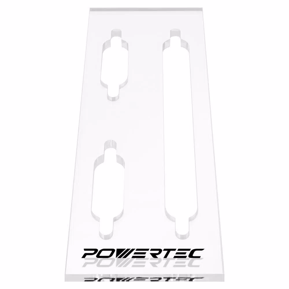 POWERTEC 71120 Picture Hanging Keyhole Template for Router