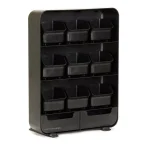 Mind Reader Black Coffee and Tea Station Organizer with Pod, Cup, and Condiment Storage thumbnail 6
