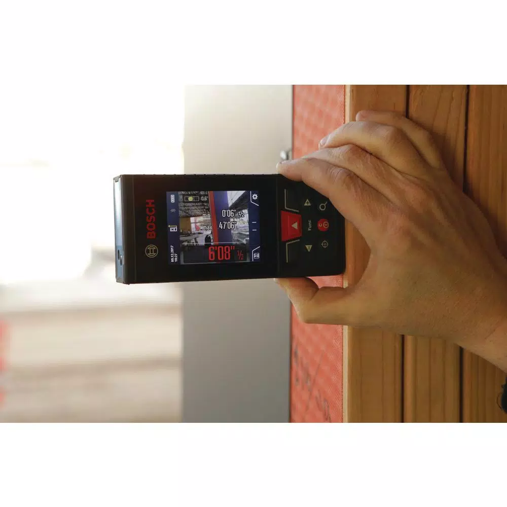 Bosch BLAZE Outdoor GLM 400 C Connected Laser Measure with Digital Viewfinder and Compact Tripod Kit