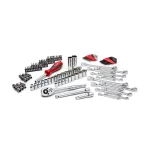 Crescent 128-Piece 3/8 in. Drive Mechanics Tool Set with 1/4 in. Drive, SAE and Metric thumbnail 1