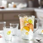 Libbey Cosmos 5-Piece Glass Entertaining Set with 61oz Pitcher and 4 Tumblers thumbnail 2