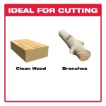 Diablo 9 in. Carbide Pruning and Clean Wood Reciprocating Saw Blade, 18 TPI (2-Pack) thumbnail 2