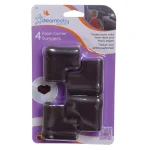 Dreambaby Foam Corner Cushions, Brown, 4-Pack thumbnail 5