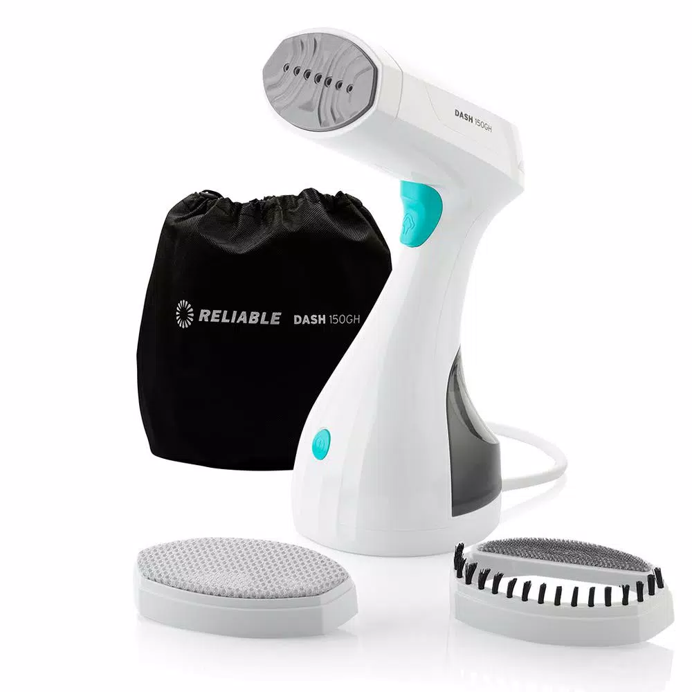 RELIABLE Dash 150 GH Portable Handheld Garment Steamer with Ceramic Soleplate, 1500W, White