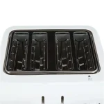 Cuisinart Compact 4-Slice White Wide Slot Toaster with Crumb Tray thumbnail 5