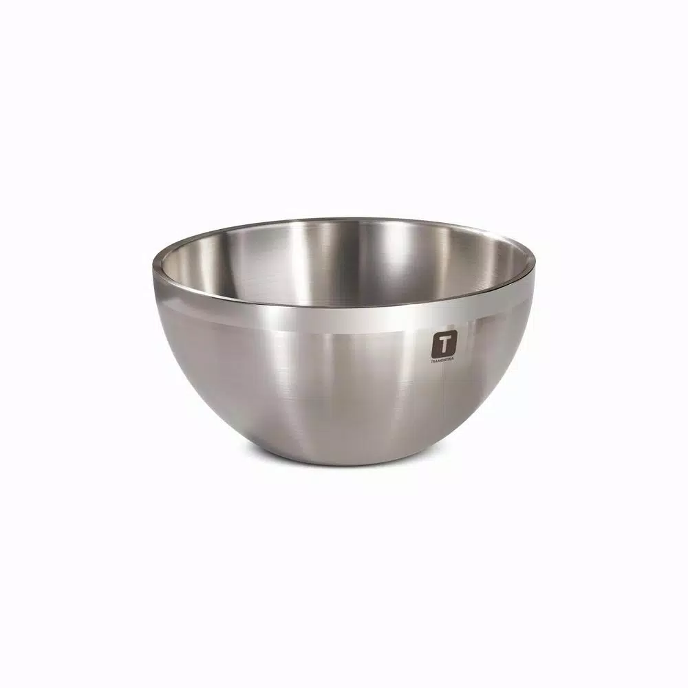 Tramontina Gourmet 3 Qt. Double Wall Insulated Stainless Steel Mixing Bowl