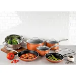Gotham Steel 10-Piece Nonstick Aluminum Cookware Set, Copper thumbnail 3