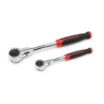 GearWrench 2-Piece Roto-Ratchet Set with Cushion Grip, 1/4 in. and 3/8 in. Drive thumbnail 6