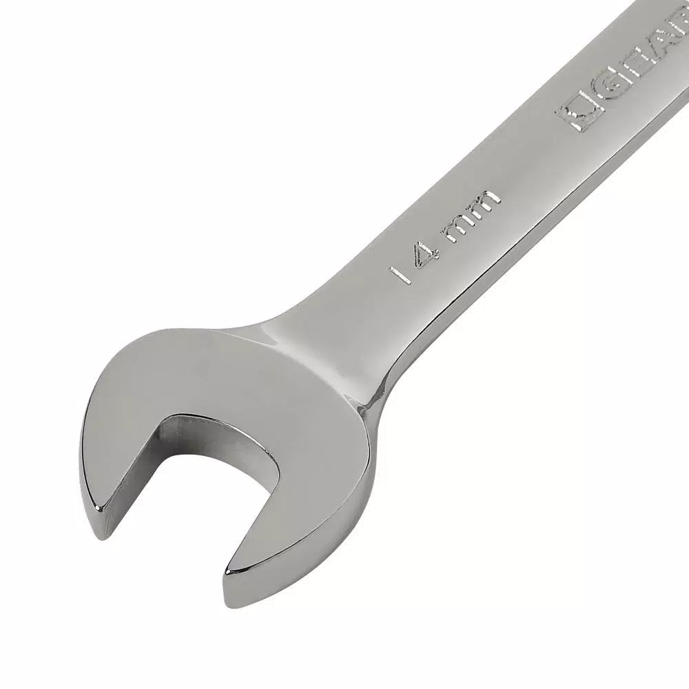 GearWrench 14 mm Combination Ratcheting Wrench, 12-Point Chrome Finish