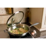 CookCraft by Candace 4-Piece Tri-Ply Stainless Steel Cookware Set with Patented Latch Lids thumbnail 6
