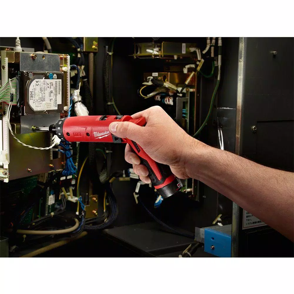 Milwaukee M4 4V Lithium-Ion Cordless 1/4 in. Hex Screwdriver 2-Battery Kit