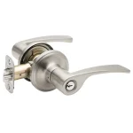 Copper Creek Scandinavian Kash Satin Stainless Keyed Entry Door Lever thumbnail 1