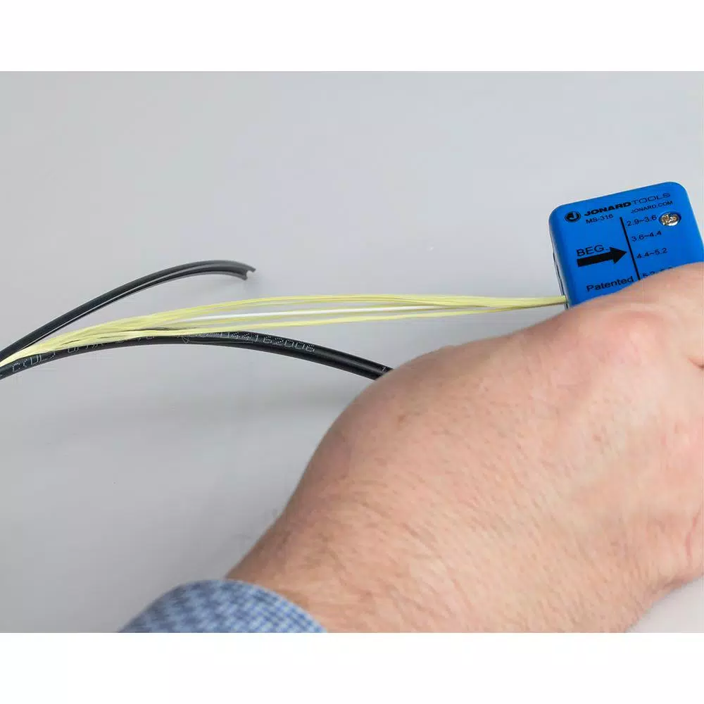 Jonard Tools MS-316 Mid Span Slitter and Ringer for Fiber Optic Cables (2.9 mm - 6.8 mm)
