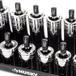 Husky 6-Piece SAE and Metric Socket Rack Set for 1/4 in., 3/8 in., and 1/2 in. Drives thumbnail 6