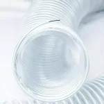POWERTEC 3 in. x 50 ft. Clear PVC Heavy-Duty Flexible Dust Collection Hose thumbnail 2