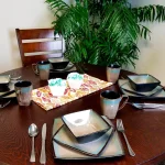 Gibson Elite Tequesta 16-Piece Stoneware Dinnerware Set, Tan, Service for 4 thumbnail 3
