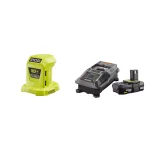 RYOBI 18V ONE+ Portable Power Source Kit with 2.0 Ah Lithium-Ion Battery and IntelliPort Charger thumbnail 1