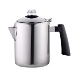 Cook N Home 8-Cup Stainless Steel Stovetop Coffee and Tea Percolator Kettle thumbnail 1