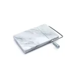 Fox Run White Marble Cheese Slicer Board with Stainless Steel Wire and 2 Replacement Wires thumbnail 1