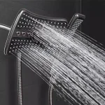 AKDY 9 in. Dual Shower Head and Handheld Wand Combo, 4 Spray Modes, Antique Bronze thumbnail 11