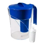 Brita Mist Water Filter Pitcher, 48 oz. Capacity, Dark Blue, BPA Free thumbnail 1