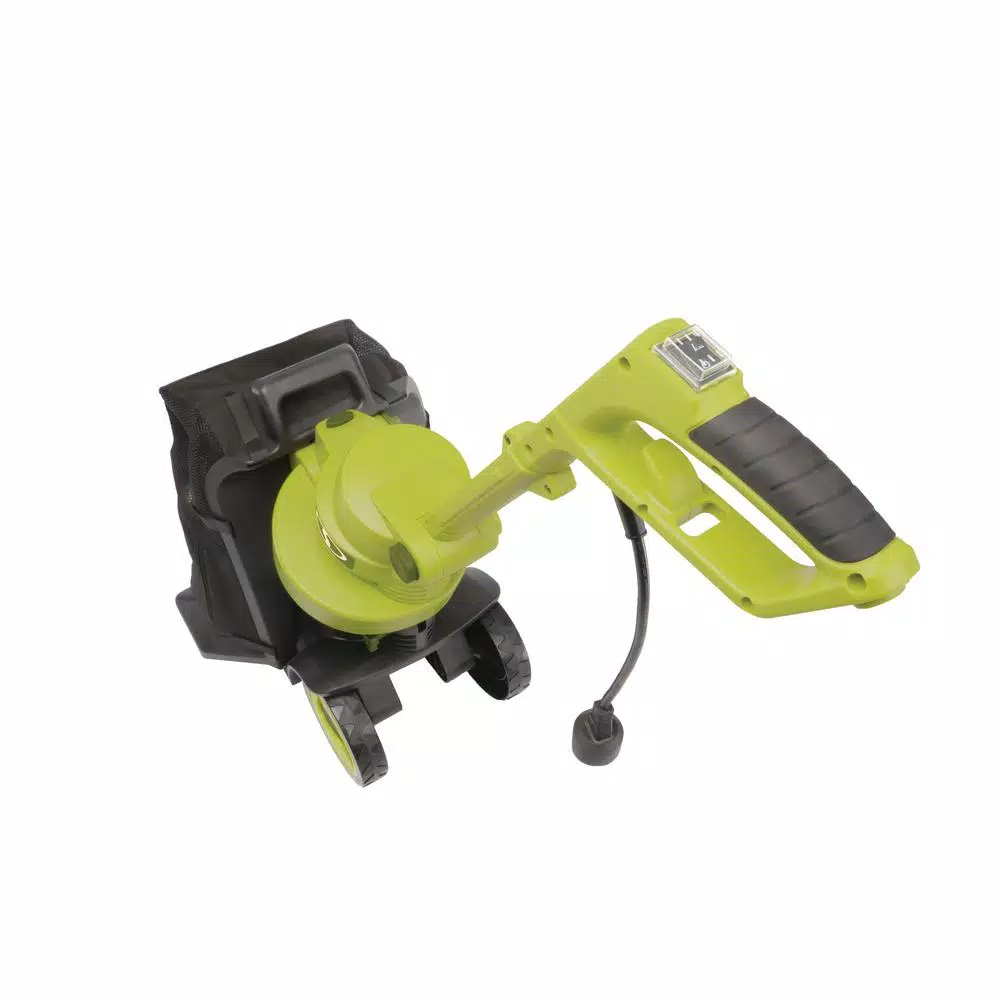 Sun Joe 3-in-1 Walk Behind Electric Vacuum, Blower, and Mulcher, 14 Amp, 600 CFM, 165 MPH