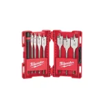 Milwaukee 8-Piece Universal QUIK-LOK Spade Bit Set with 6 in. Extension thumbnail 1