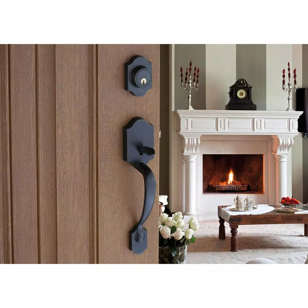 Copper Creek Heritage Tuscan Bronze Handleset with Waverlie Lever Trim