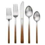 Skandia Moorland Accents 20-Piece Copper 18/0 Stainless Steel Flatware Set, Service for 4 thumbnail 1