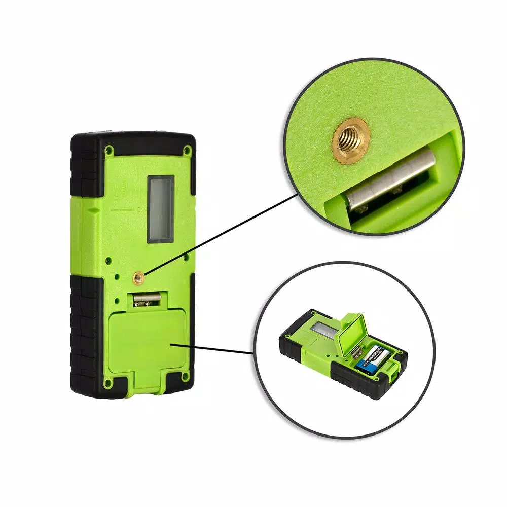 AdirPro LDG-8 Green Beam Universal Laser Detector with Mounting Bracket