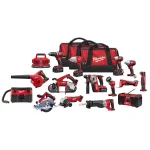 Milwaukee M18 18V Lithium-Ion Cordless 15-Tool Combo Kit with 4 3.0 Ah Batteries and Charger thumbnail 1