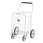Easy Wheels Jumbo Shopping Cart, Heavy Duty Steel, Elite Chrome Finish thumbnail 5