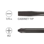 TEKTON 2-Piece Stubby Screwdriver Set, Slotted and Phillips thumbnail 2