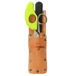 Jameson Electrician Cable Splicer Tool Set with Snip Grip Scissors, Skinning Knife, and Leather Pouch thumbnail 1