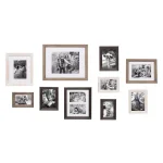 Kate and Laurel Bordeaux 10-Piece Gallery Wall Picture Frame Set - Multicolored Neutral Finishes thumbnail 1