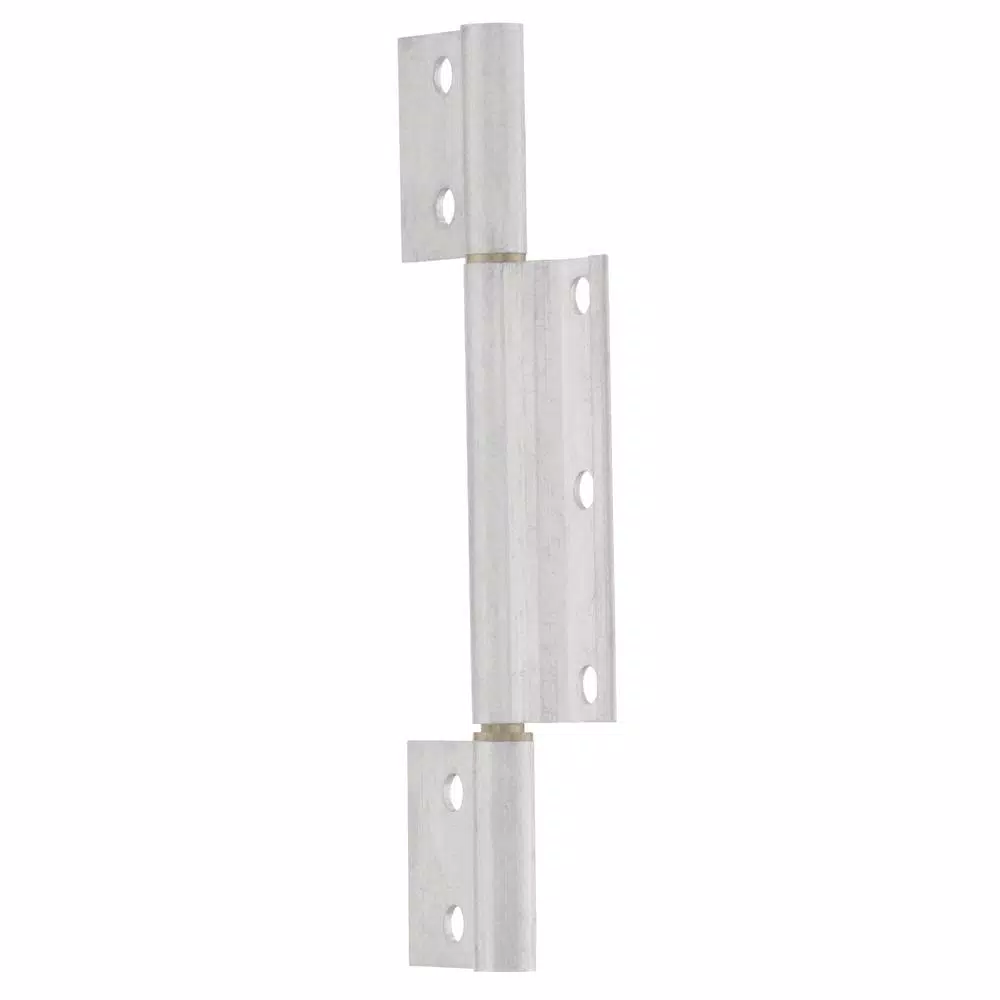 Barton Kramer Mill Finish Aluminum Screen Door Hinge with Brass Bushings