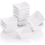 MALACASA 2.5 in. White Porcelain Ramekins Set of 12, Ceramic Souffle Dishes and Serving Bowls thumbnail 1